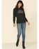 Hooey Women's Neon Rodeo Hoodie Sweatshirt, Grey, hi-res
