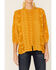 Image #2 - Johnny Was Women's Ciaga Phoebe Button Down Top, Gold, hi-res