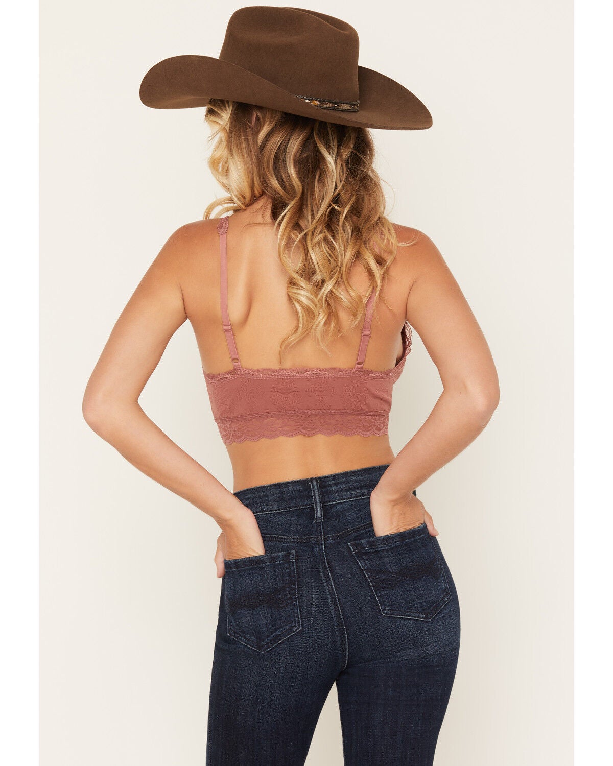 Image #4 - Fornia Women's Lace Brami, Mauve, hi-res