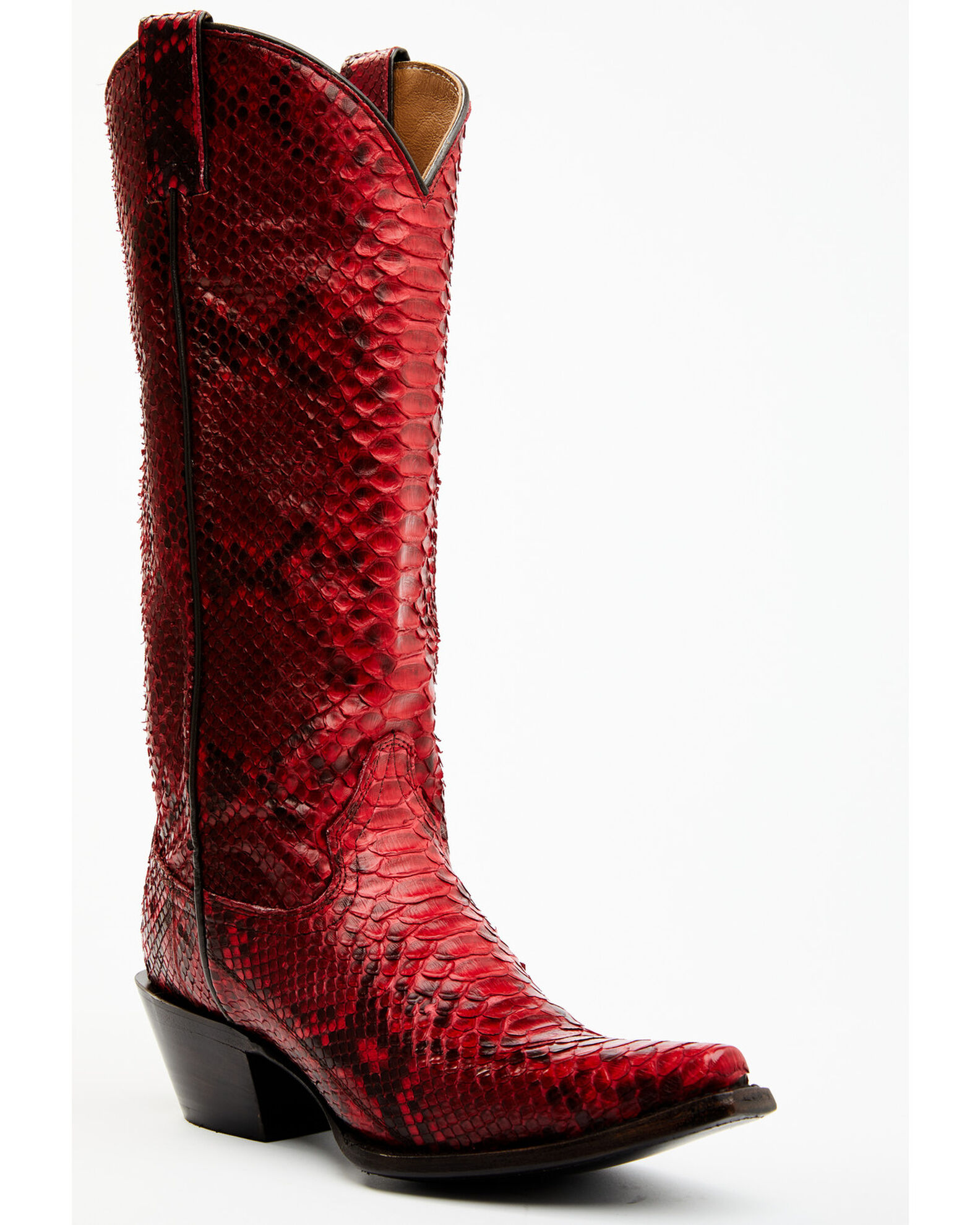 Exotic leather deals cowboy boots
