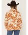 Image #4 - Wrangler Women's Hay Away Cow Print Snap Sherpa Jacket, White, hi-res