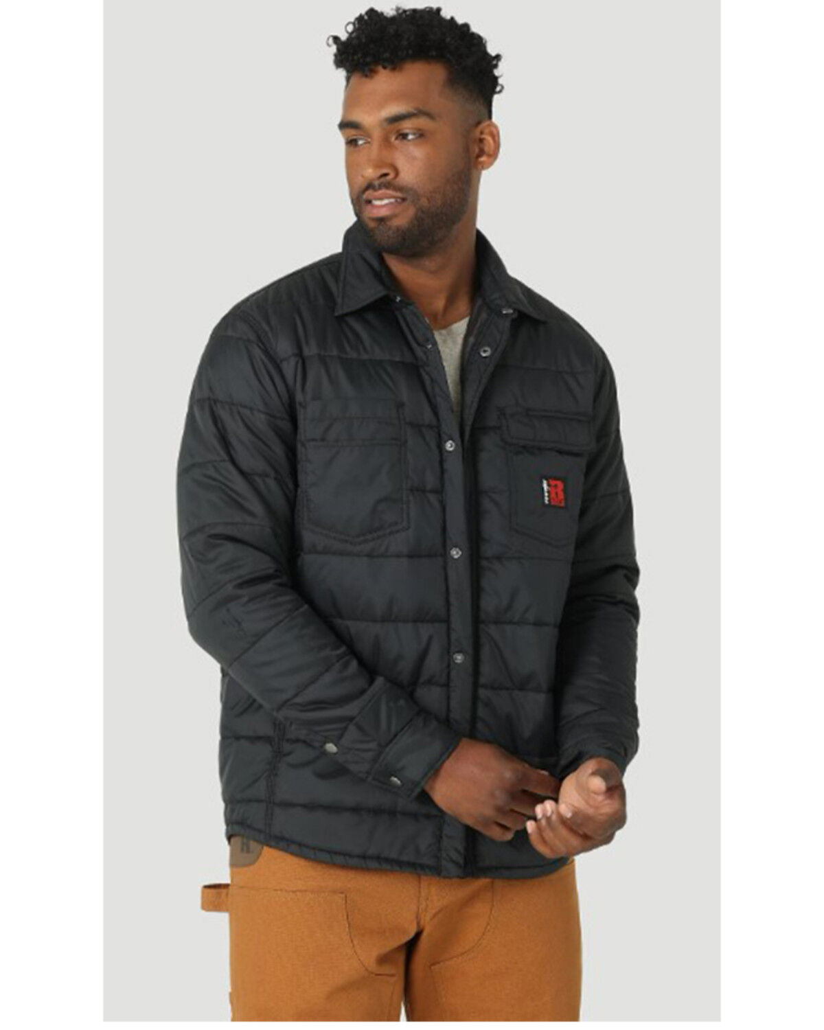 Image #1 - Wrangler RIGGS Men's Tough Layers Insulated Shirt Jacket, Jet Black, hi-res