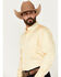 Image #3 - Ariat Men's Team Logo Twill Long Sleeve Button-Down Western Shirt, Yellow, hi-res