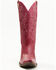 Image #4 - Idyllwind Women's Coming Up Roses Leather Western Boots - Snip Toe , Magenta, hi-res