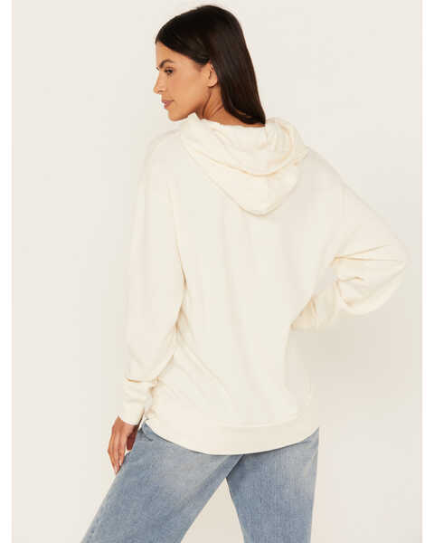 Image #4 - Cleo + Wolf Women's Graphic Henley Pullover , Cream, hi-res