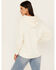 Image #4 - Cleo + Wolf Women's Graphic Henley Pullover , Cream, hi-res