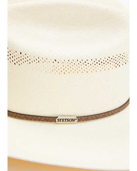 Image #2 - Stetson Plait 10X Straw Cowboy Hat, Natural, hi-res