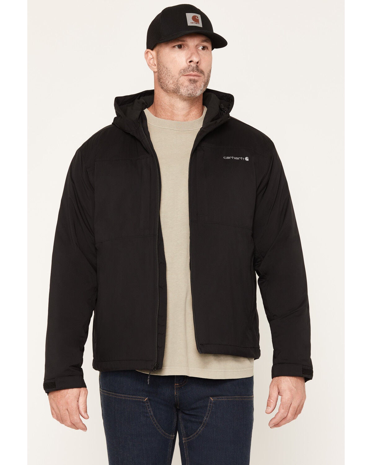 Image #1 - Carhartt Men's Force&reg; Winnipeg Jacket, Black, hi-res