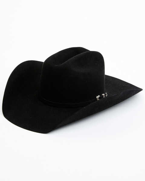 Twister Men's 20X Felt Western Hat, Black, hi-res