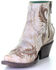 Corral Women's Lazer Ankle Fashion Booties - Snip Toe, White, hi-res