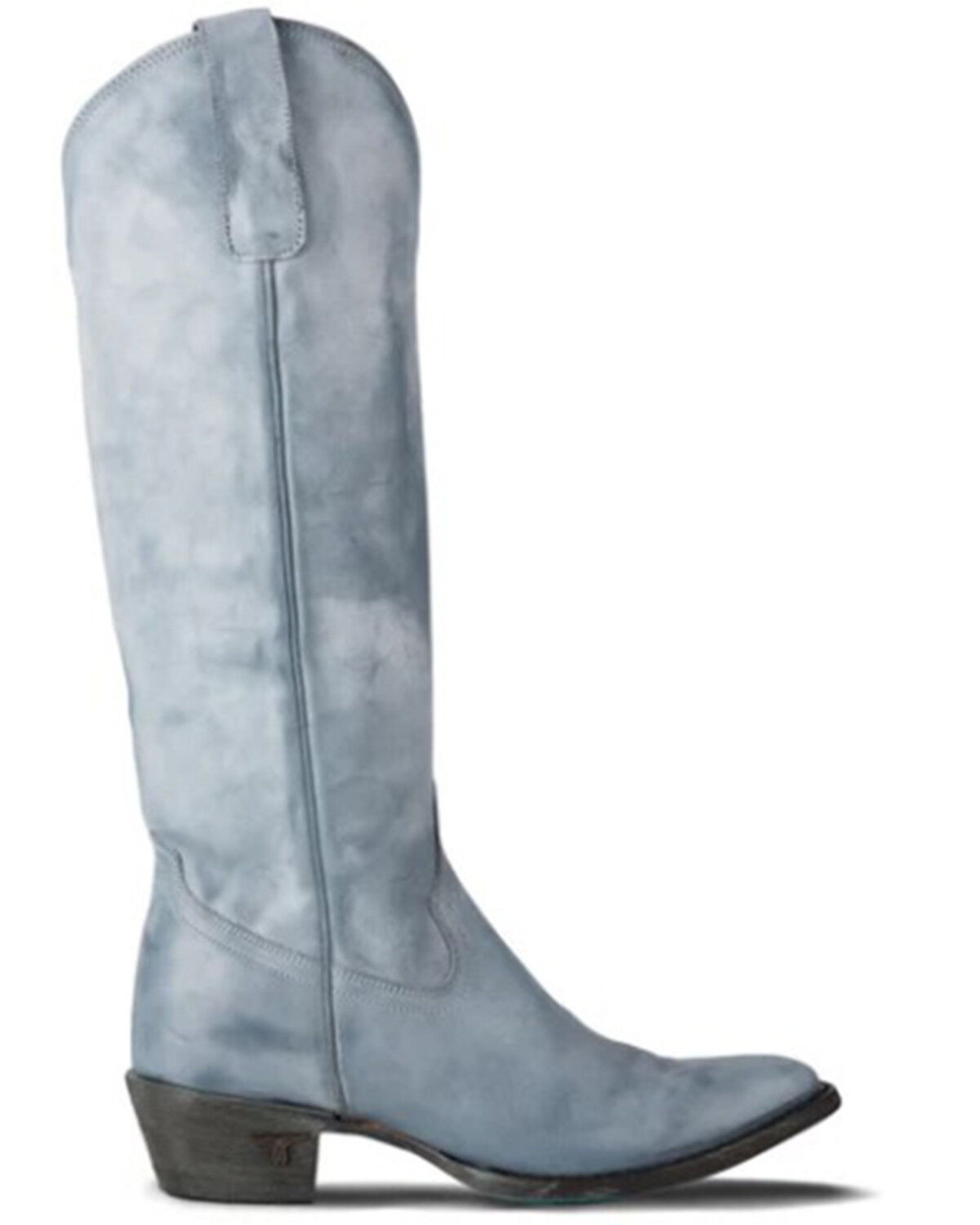 Image #2 - Lane Women's Plain Jane Tall Western Boots - Round Toe, Blue, hi-res