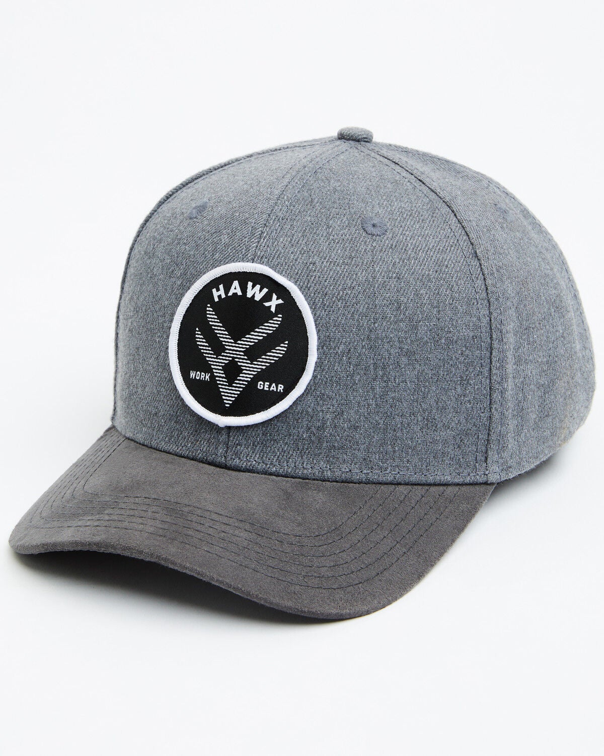 Hawx Men's Circle Patch Ball Cap, Black, hi-res