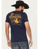 Image #1 - Pendleton Men's Ranch Logo Short Sleeve Graphic T-Shirt, Navy, hi-res