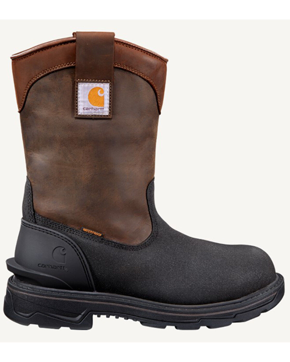Image #2 - Carhartt Men's Ironwood 11" Work Boot - Alloy Toe, Dark Brown, hi-res