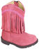 Smoky Mountain Toddler Girls' Hopalong Fringe Western Boots - Round Toe, Pink, hi-res