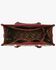 Image #3 - Wrangler Women's Sherpa Southwestern Print Canvas Crossbody Tote, Burgundy, hi-res