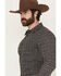 Image #2 - Gibson Trading Co Men's Bug Out Plaid Print Long Sleeve Button-Down Stretch Western Shirt, Black, hi-res