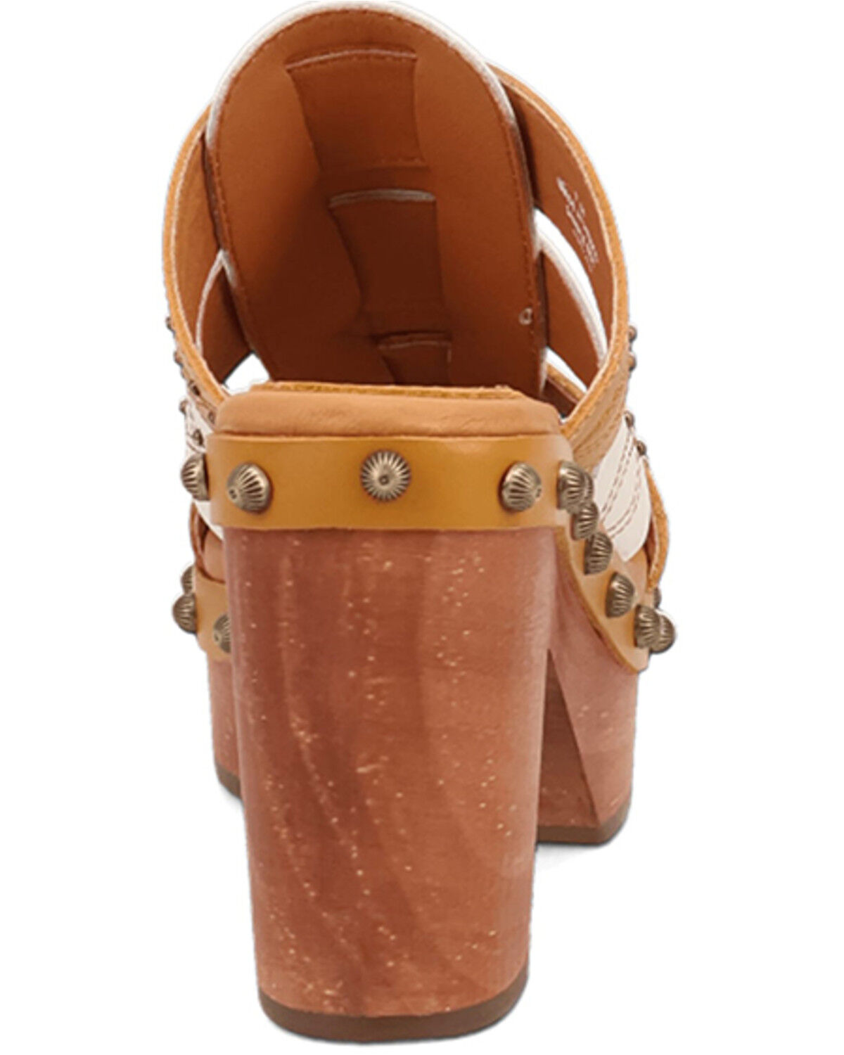 Image #5 - Dingo Women's Chateau Wooden Sandals, Mustard, hi-res