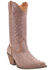 Image #1 - Dingo Women's Silver Dollar Western Boots - Pointed Toe , Rose Gold, hi-res