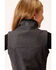 Roper Girls' Grey Softshell Fleece Vest, Charcoal, hi-res