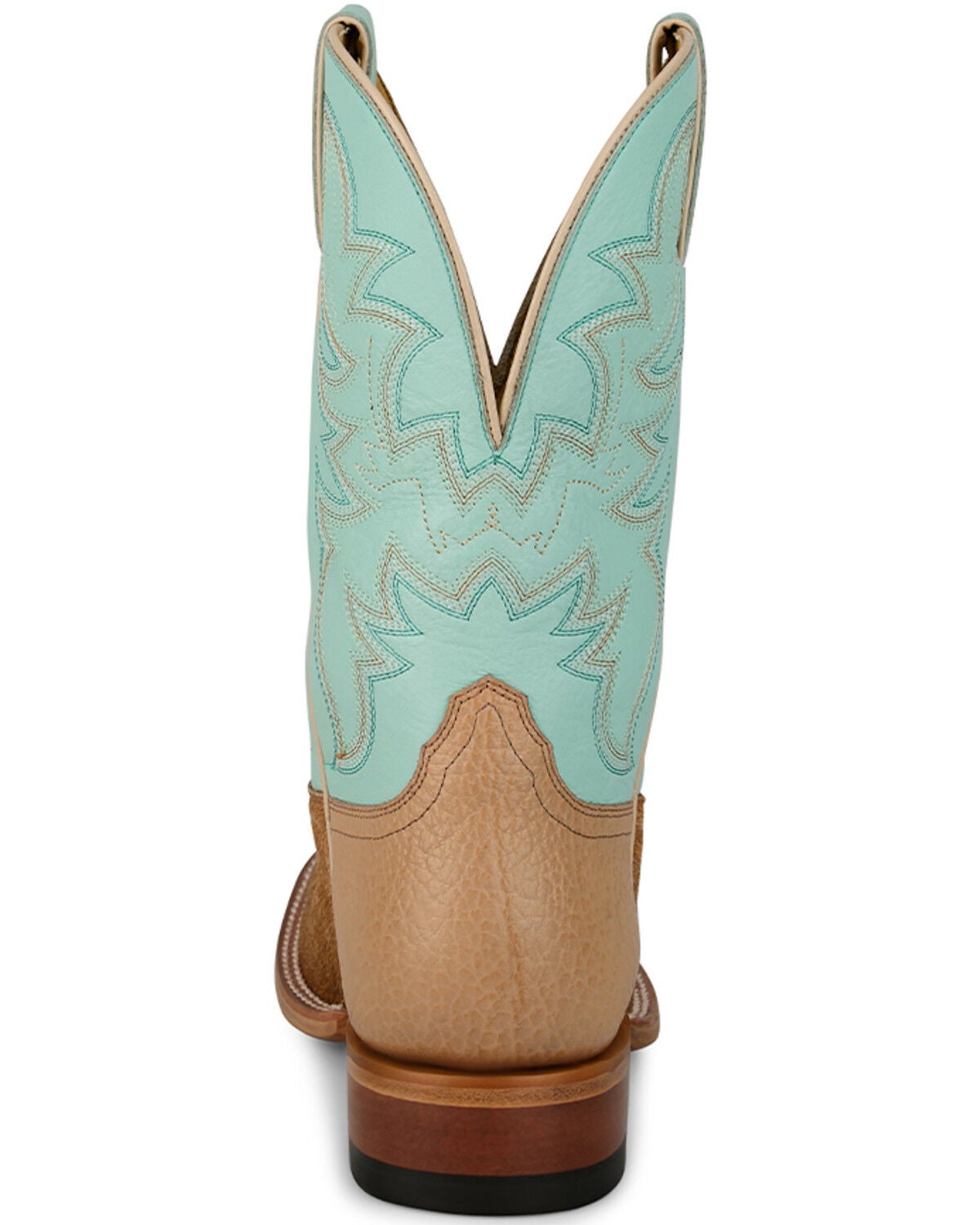Image #5 - Justin Men's Baron Hair On Western Boots - Broad Square Toe, Tan, hi-res