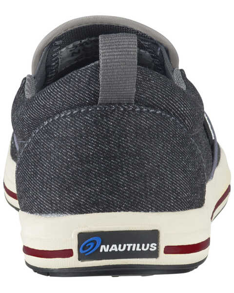 Image #4 - Nautilus Women's Westside Black Slip-On Work Shoes - Steel Toe, Black, hi-res