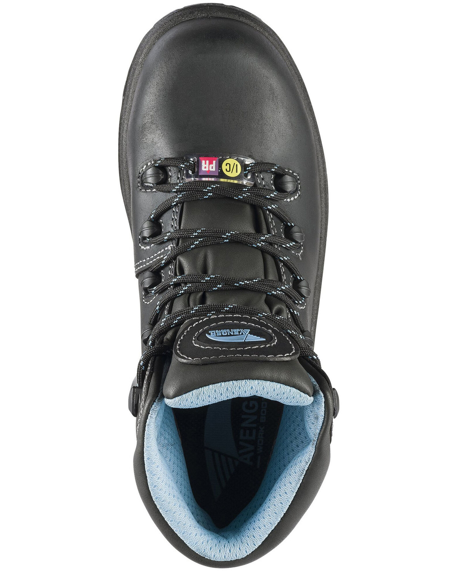 Image #6 - Avenger Women's Framer Waterproof Work Boots - Composite Toe, Black, hi-res