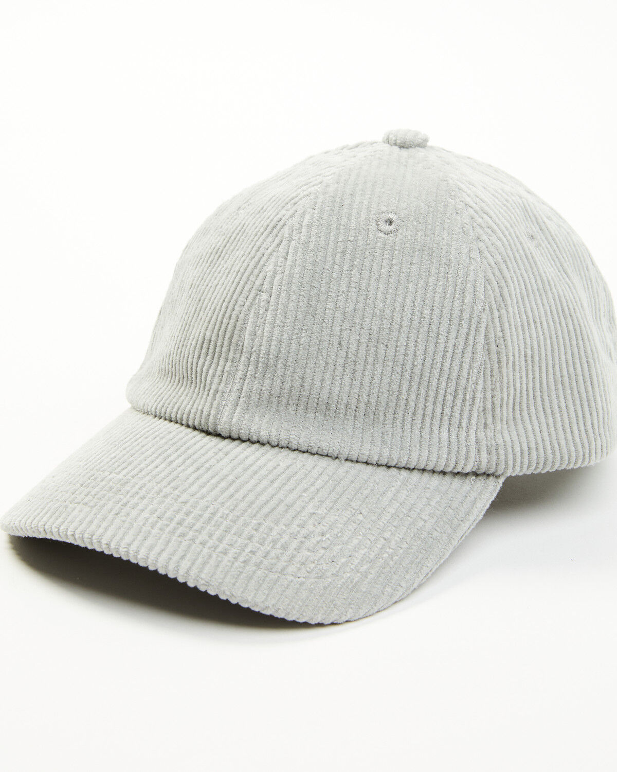 Image #1 - Cleo + Wolf Women's Solid Corduroy Ball Cap, Grey, hi-res