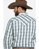 Wrangler Retro Men's Large Ombre Plaid Long Sleeve Western Shirt , Black, hi-res