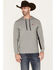 Image #1 - Kimes Ranch Men's Ninja Hood Tech Logo Long Sleeve T-Shirt, Heather Grey, hi-res