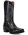 Image #1 - Dan Post Men's Zandor Exotic Caiman Western Boots - Square Toe, Black, hi-res