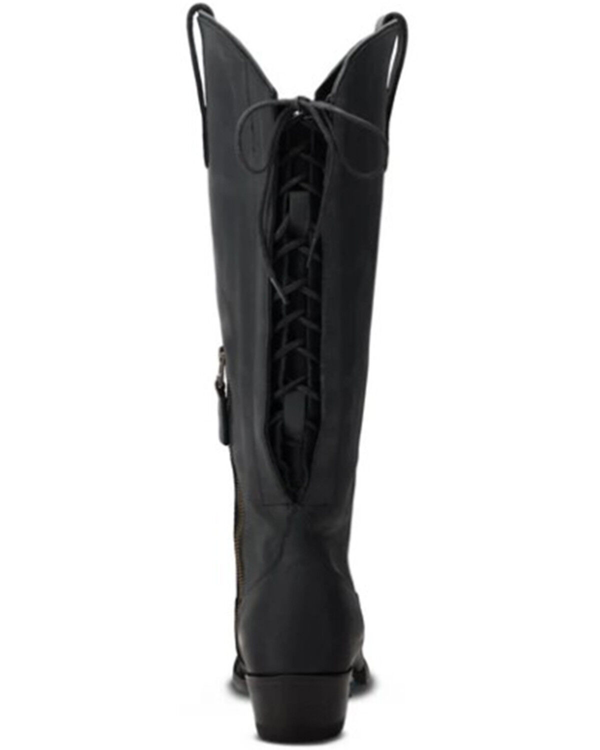Image #5 - Lane Women's Olivia Jane Knee High Corset Western Boots - Snip Toe, Black, hi-res