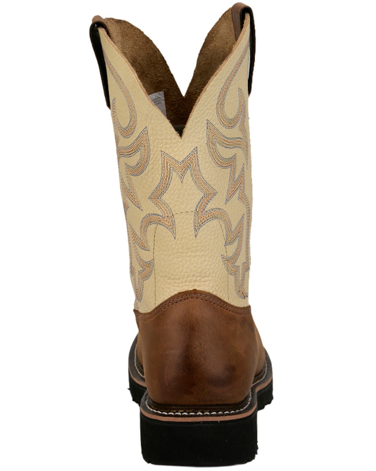Image #5 - Justin Men's Homeland Work Boots - Steel Toe, Brown, hi-res