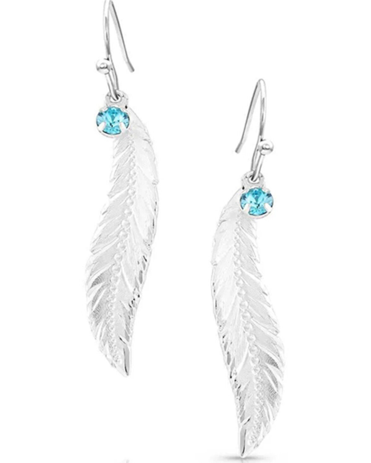 Image #1 - Montana Silversmiths Women's Cinderella Liberty American Made Earrings, Silver, hi-res