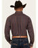 Image #4 - Ariat Men's Iker Plaid Print Long Sleeve Button-Down Western Shirt - Big, Navy, hi-res