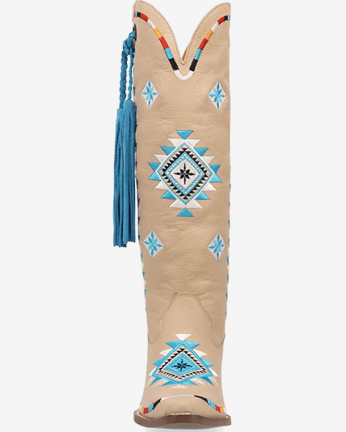 Image #4 - Dingo Women's Terracotta Tall Western Boots - Snip Toe, Sand, hi-res