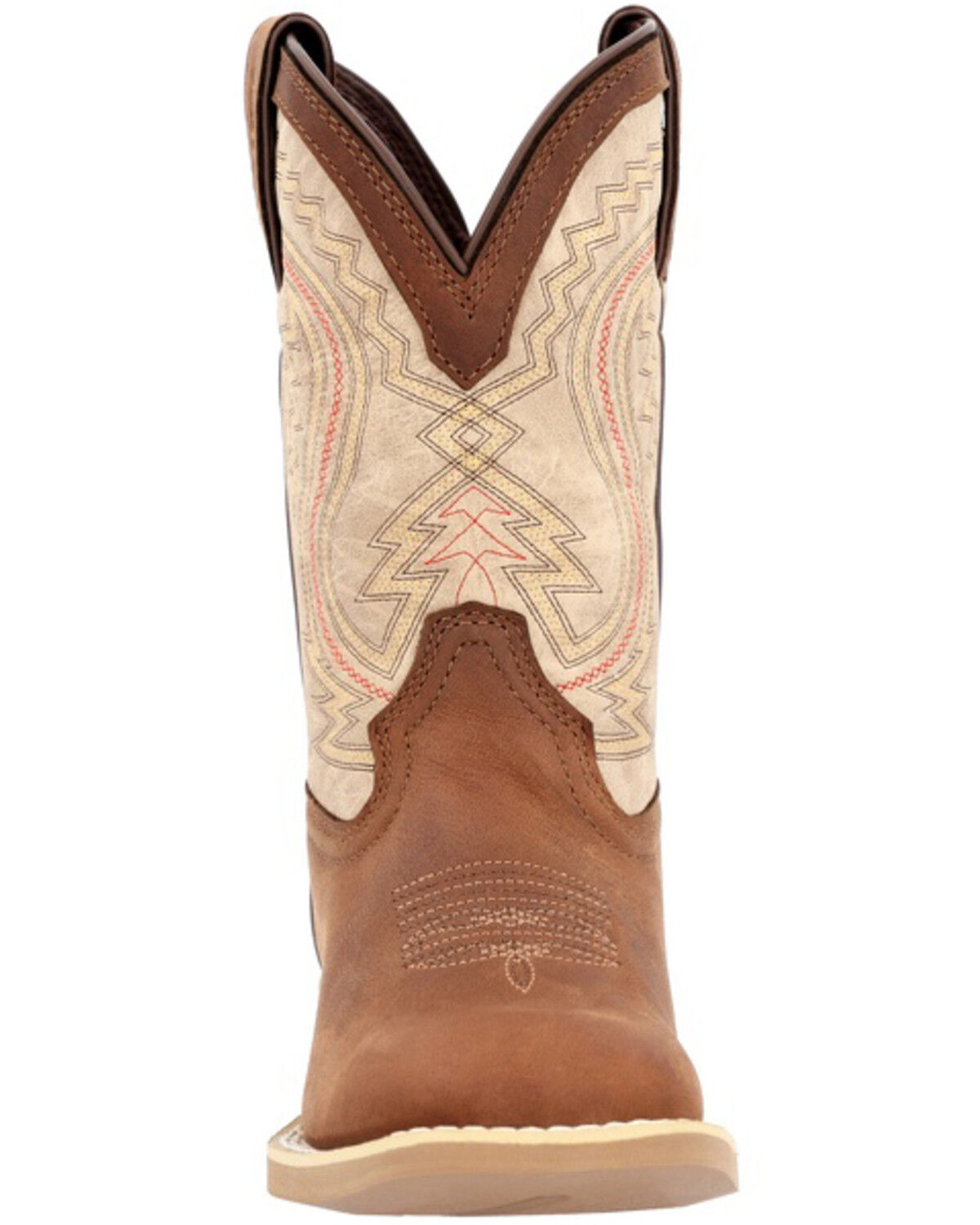 Image #4 - Durango Little Boys' Lil Rebel Pro Western Boots - Broad Square Toe, Coffee, hi-res