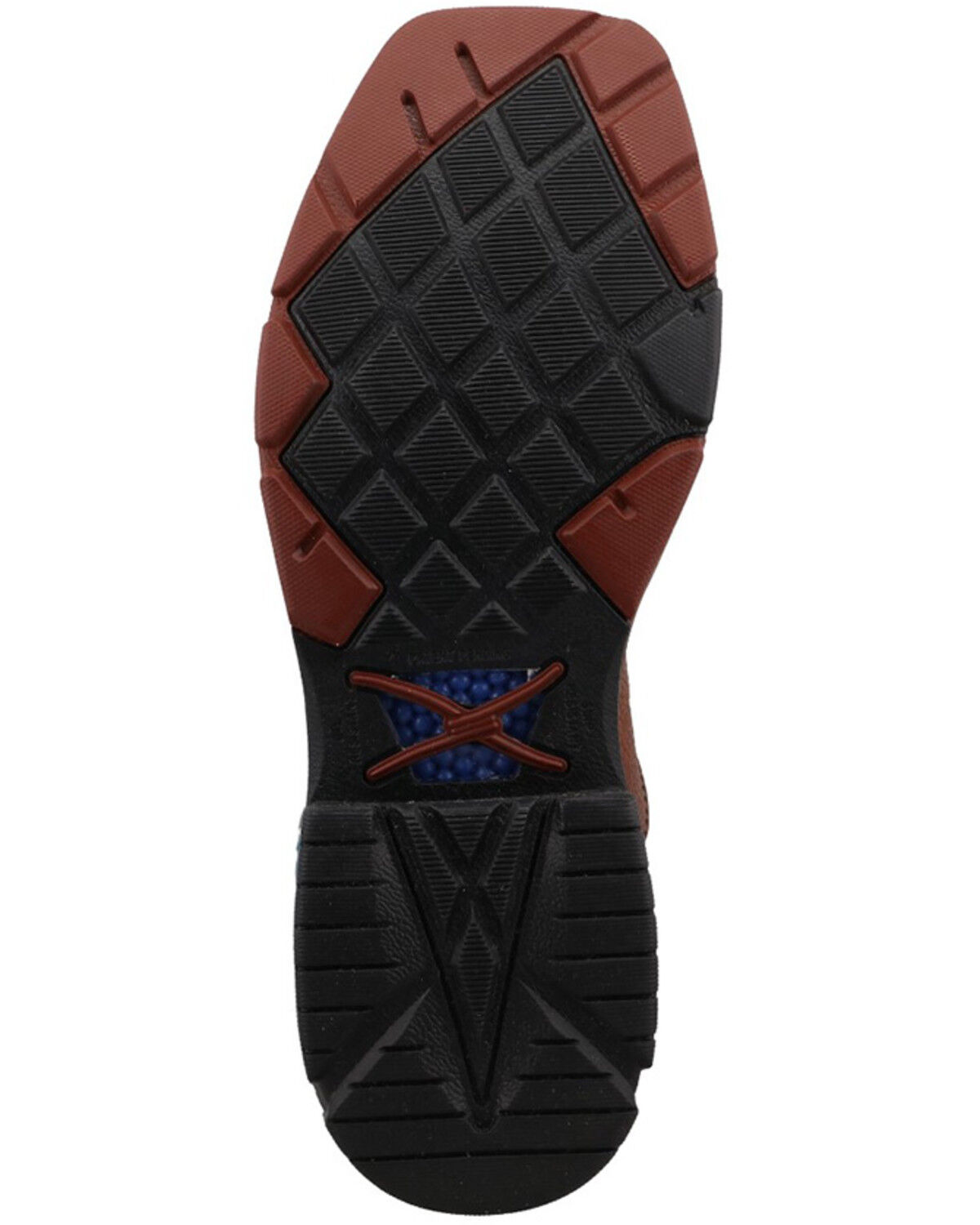 Image #7 - Twisted X Men's Pull-On Work Boots - Alloy Toe, Turquoise, hi-res