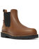 Image #1 - Danner Men's 6" Bull Run Chelsea Pull-On Work Boots - Steel Toe, Brown, hi-res
