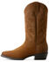 Image #2 - Ariat Men's Heritage Western Boots - Round Toe, Brown, hi-res