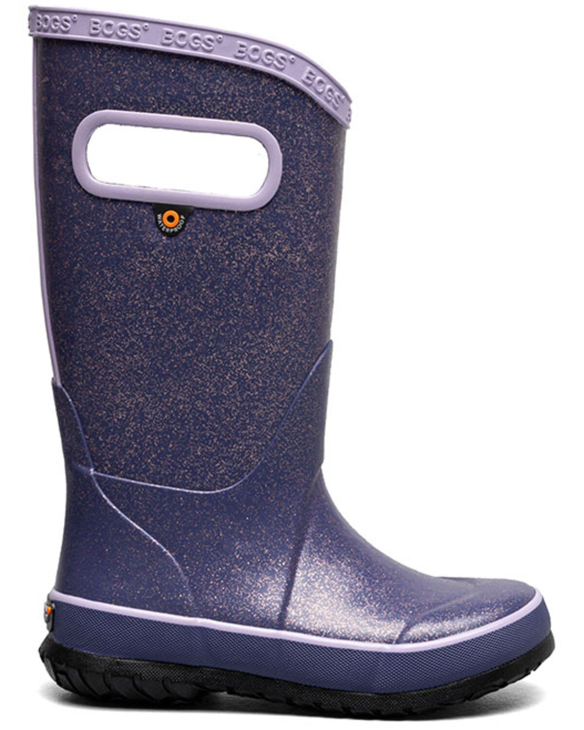 Image #2 - Bogs Girls' Glitter Rainboots, Purple, hi-res
