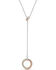 Montana Silversmiths Women's Trio Rings Lariat Necklace, Silver, hi-res