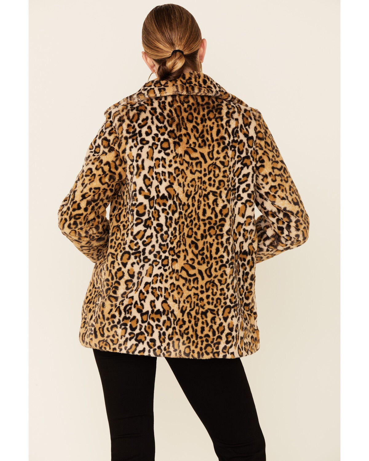 cheetah fur jacket