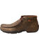 Twisted X Men's Caiman Print Driving Mocs - Moc Toe, Brown, hi-res