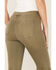 Image #4 - Free People Women's Just Float On High Rise Flare Jeans, Olive, hi-res