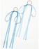 Image #3 - Shyanne Women's Long Ribbon Bow Hair Ties - 2 Piece, Blue, hi-res