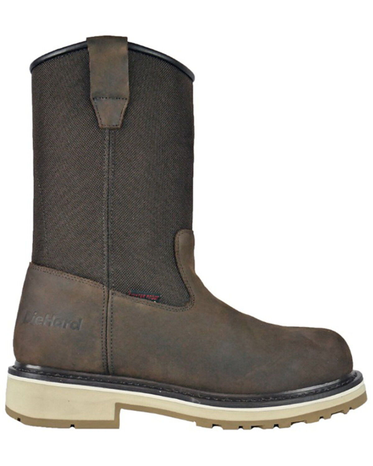 Image #2 - Die Hard Men's Stratus Work Boots - Round Toe, Brown, hi-res