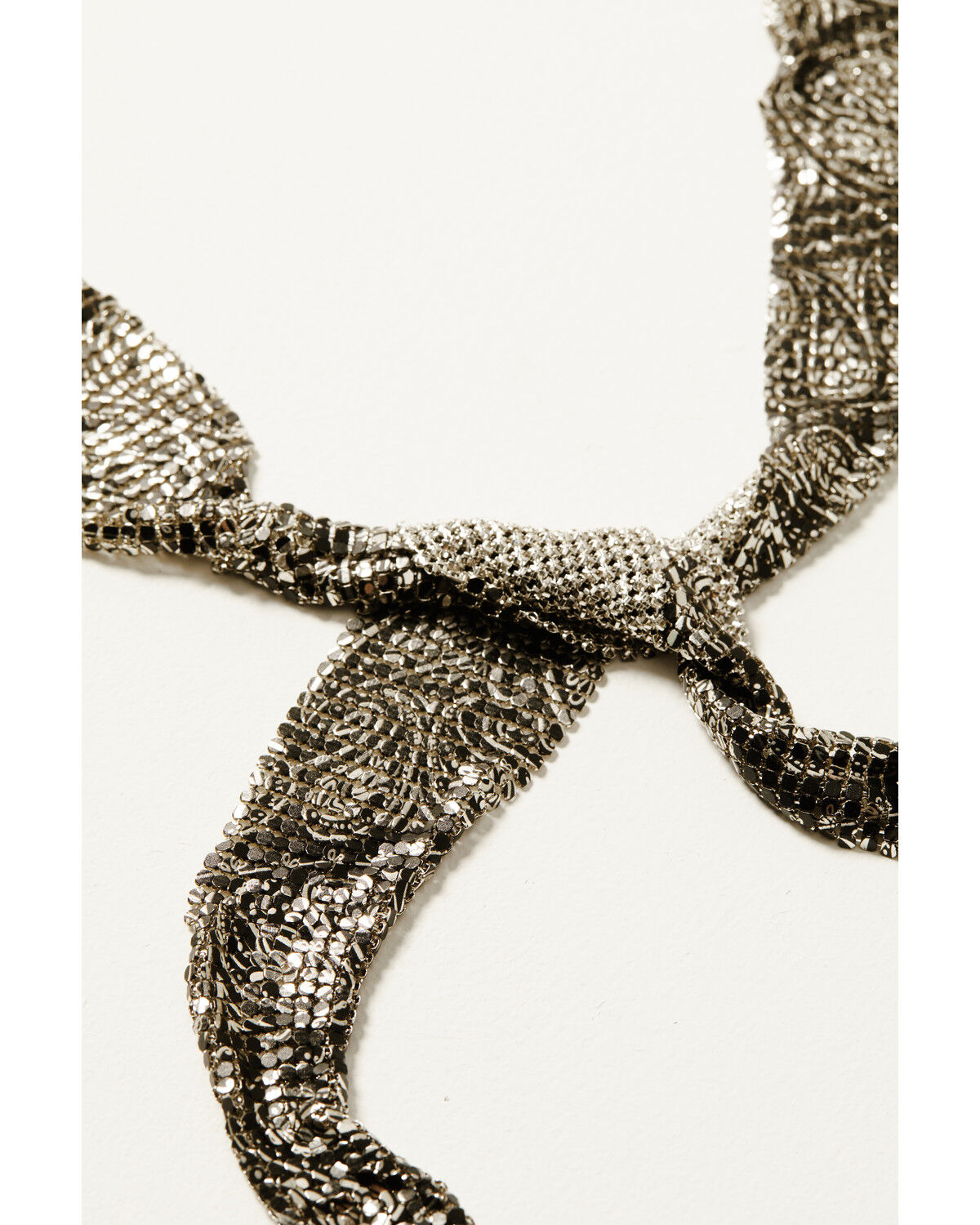 Image #2 - Idyllwind Women's Cardiff Mesh Scarf Necklace, Black, hi-res