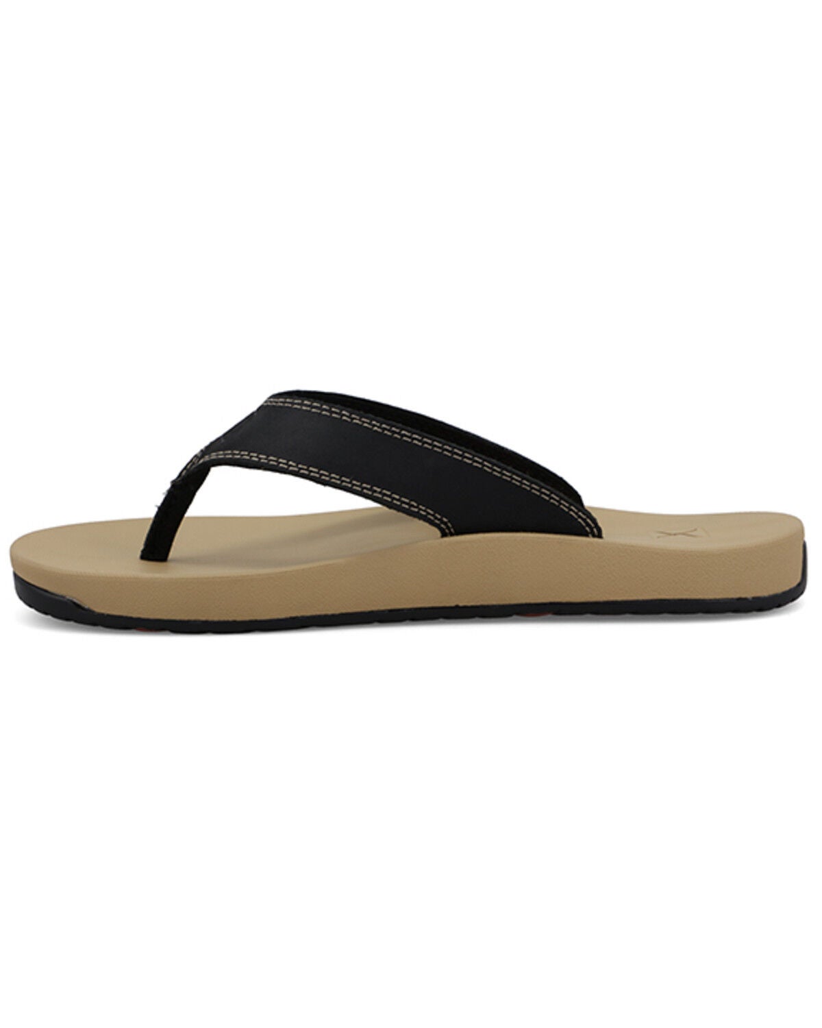 Image #3 - Twisted X Women's Flip Flops, Black, hi-res