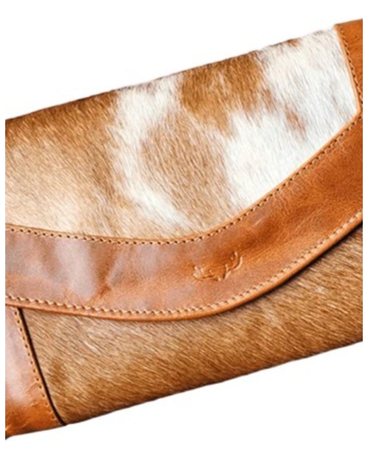 Image #3 - Ranch Junkie Women's Highlands Cowhide Full Size Large Envelope Wallet, Brown, hi-res